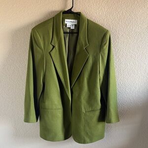 Norton McNaughton Olive Green Women's Blazer